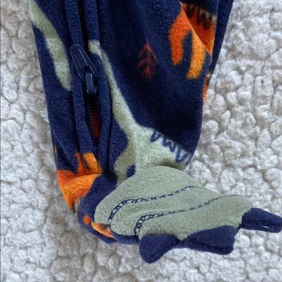 Carter’s Child of Mine Dinosaur and Farm Animal Sleeper Set - Newborn - Picture 5 of 12